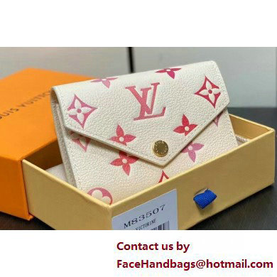 Louis Vuitton Monogram Empreinte leather Victorine Wallet M83507 Sunrise Aquarelle 2025