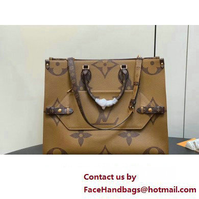 Louis Vuitton Monogram Reverse canvas OnTheGo Voyage Bag M46823 2025 - Click Image to Close