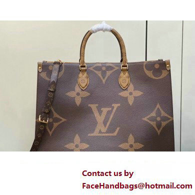 Louis Vuitton Monogram Reverse canvas OnTheGo Voyage Bag M46823 2025