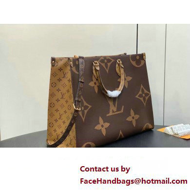 Louis Vuitton Monogram Reverse canvas OnTheGo Voyage Bag M46823 2025