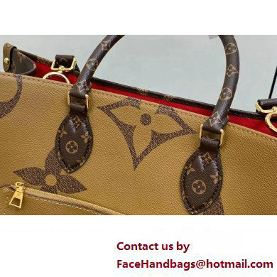 Louis Vuitton Monogram Reverse canvas OnTheGo Voyage Bag M46823 2025