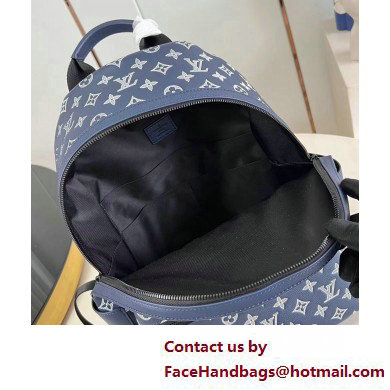 Louis Vuitton Monogram Shadow leather Discovery Backpack Bag M24760 Ink Blue 2025