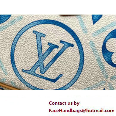 Louis Vuitton Monogram Tiles canvas Multi Pochette Accessoires Bag M25374 LV By The Pool Lagoon Blue 2025