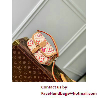 Louis Vuitton Monogram Tiles canvas Nano Diane Bag M83621 Coral 2025