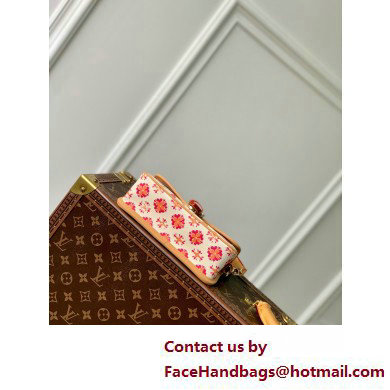 Louis Vuitton Monogram Tiles canvas Nano Diane Bag M83621 Coral 2025