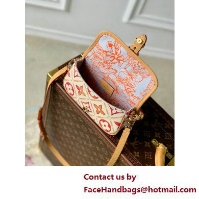 Louis Vuitton Monogram Tiles canvas Nano Diane Bag M83621 Coral 2025