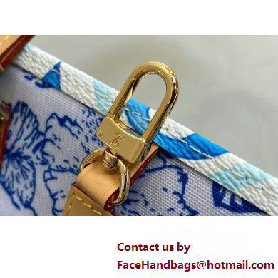 Louis Vuitton Monogram Tiles canvas OnTheGo MM Bag M11262 LV By The Pool Lagoon Blue 2025