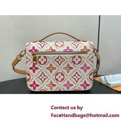 Louis Vuitton Monogram Tiles canvas Pochette Metis Bag M11461 Coral 2025