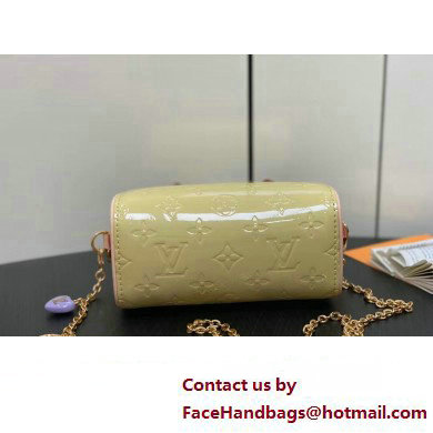 Louis Vuitton Monogram Vernis leather Nano Speedy Bag New LV Remix Chic and Yellow 2025