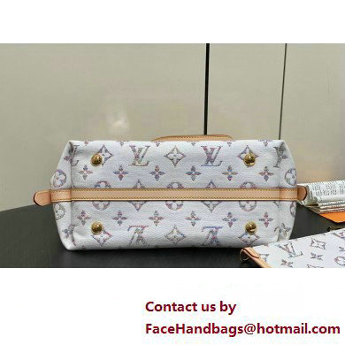 Louis Vuitton Monogram jacquard fabric CarryAll PM Bag M24707 Multicolor Beige 2025