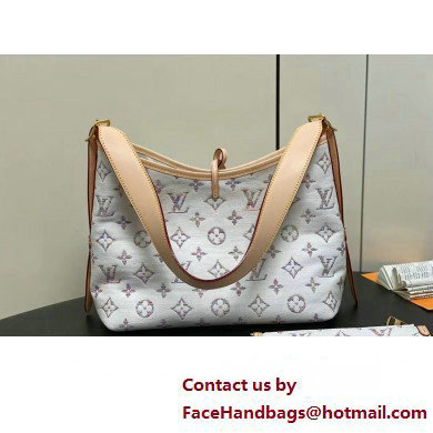 Louis Vuitton Monogram jacquard fabric CarryAll PM Bag M24707 Multicolor Beige 2025