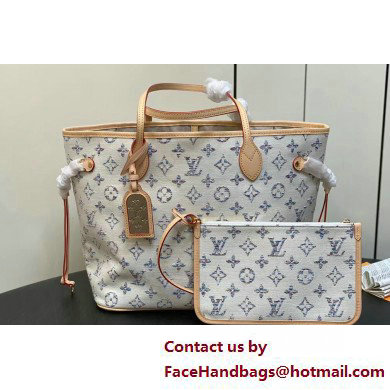 Louis Vuitton Monogram jacquard fabric Neverfull MM Bag M24905 Multicolor Beige 2025