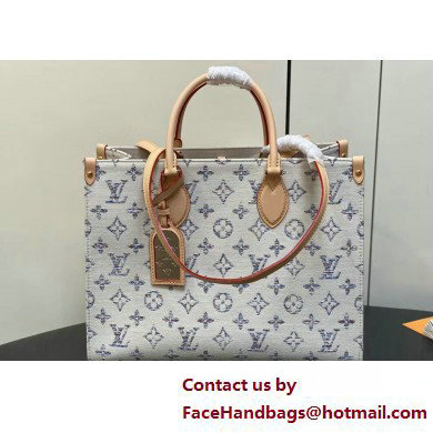 Louis Vuitton Monogram jacquard fabric OnTheGo MM Bag M24708 Multicolor Beige 2025