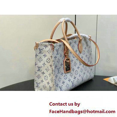 Louis Vuitton Monogram jacquard fabric OnTheGo MM Bag M24708 Multicolor Beige 2025