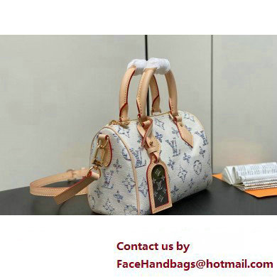 Louis Vuitton Monogram jacquard fabric Speedy Bandouliere 20 Bag M24709 Multicolor Beige 2025