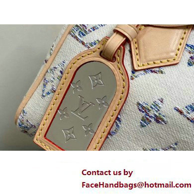 Louis Vuitton Monogram jacquard fabric Speedy Bandouliere 20 Bag M24709 Multicolor Beige 2025