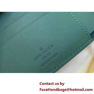 Louis Vuitton Taurillon Monogram leather Multiple Wallet M83055 Forest Green 2025