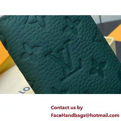 Louis Vuitton Taurillon Monogram leather Pocket Organizer Wallet M83067 Forest Green 2025