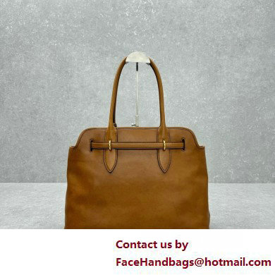 MIU MIU aventure nappa leather bag 5BG291 CARAMEL 2025