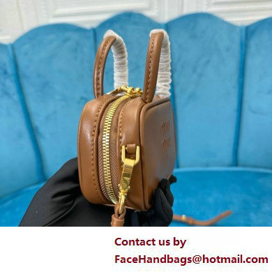 Miu Miu Mini Softy Bag 5NR020 BROWN 2025