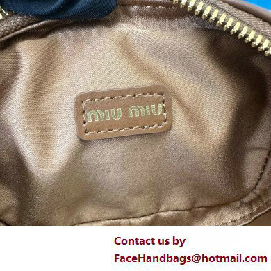 Miu Miu Mini Softy Bag 5NR020 BROWN 2025