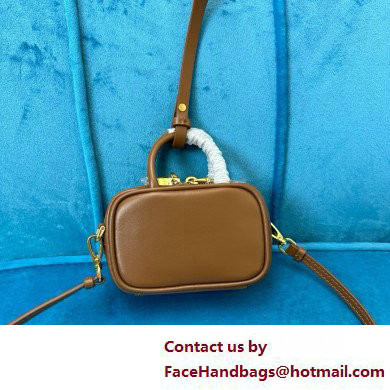 Miu Miu Mini Softy Bag 5NR020 BROWN 2025