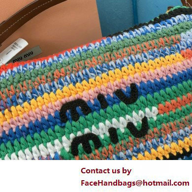 Miu Miu multicolored Crochet pouch 5NE841 2025