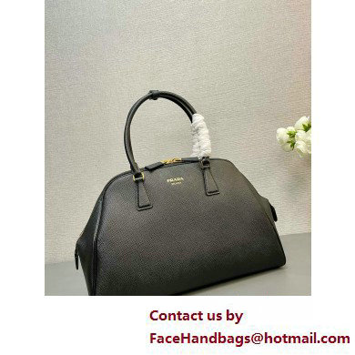 PRADA Large Saffiano leather bag 1BG524 BLACK 2025