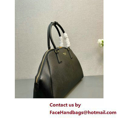 PRADA Large Saffiano leather bag 1BG524 BLACK 2025