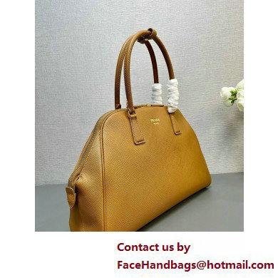 PRADA Large Saffiano leather bag 1BG524 CARAMEL 2025