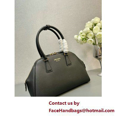 PRADA MEDIUM Saffiano leather bag 1BG537 BLACK 2025