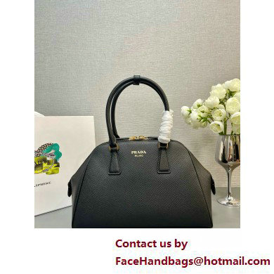 PRADA MEDIUM Saffiano leather bag 1BG537 BLACK 2025