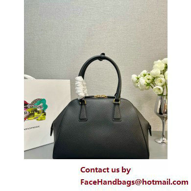 PRADA MEDIUM Saffiano leather bag 1BG537 BLACK 2025