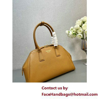 PRADA MEDIUM Saffiano leather bag 1BG537 CARAMEL 2025