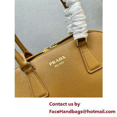 PRADA MEDIUM Saffiano leather bag 1BG537 CARAMEL 2025