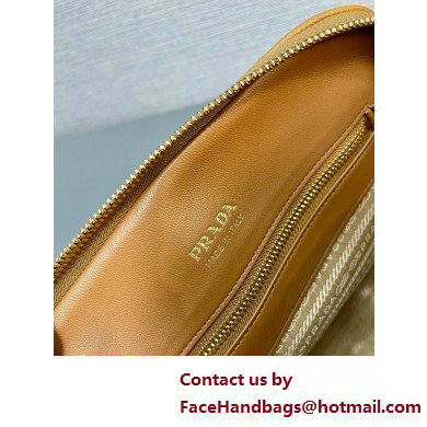 PRADA MEDIUM Saffiano leather bag 1BG537 CARAMEL 2025