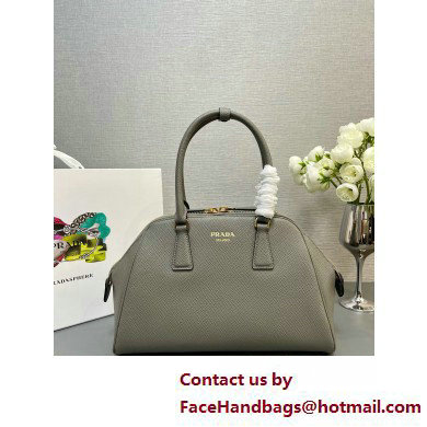 PRADA MEDIUM Saffiano leather bag 1BG537 GRAY 2025 - Click Image to Close