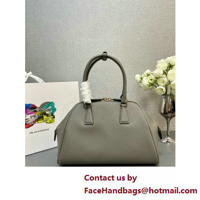 PRADA MEDIUM Saffiano leather bag 1BG537 GRAY 2025