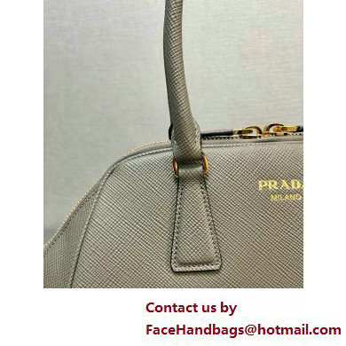 PRADA MEDIUM Saffiano leather bag 1BG537 GRAY 2025