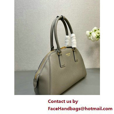 PRADA MEDIUM Saffiano leather bag 1BG537 GRAY 2025