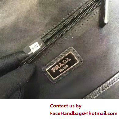 PRADA Re-Nylon and Saffiano leather backpack 2VZ022 BLACK 2025