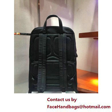 PRADA Re-Nylon and Saffiano leather backpack 2VZ028 BLACK 2025