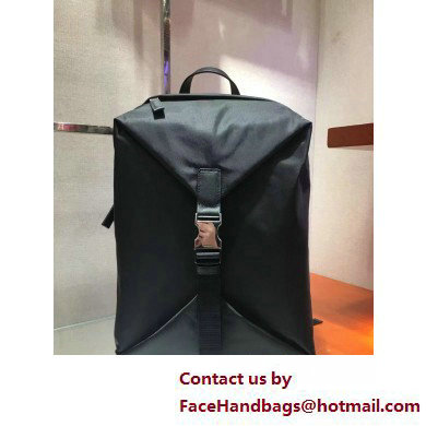 PRADA Re-Nylon and Saffiano leather backpack 2VZ028 BLACK 2025