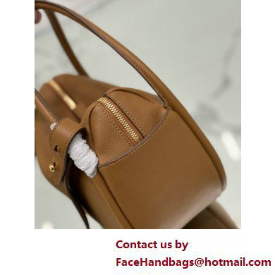 Prada Leather handbag 1BA451 Brown 2025