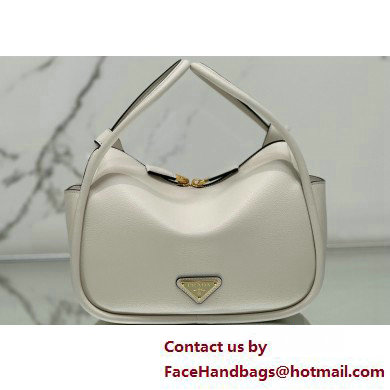 Prada Leather handbag 1BA451 White 2025 - Click Image to Close