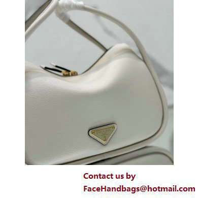 Prada Leather handbag 1BA451 White 2025