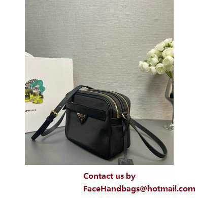 Prada Re-Edition 1978 Re-Nylon and Saffiano leather mini shoulder bag 1BH218 Black 2025