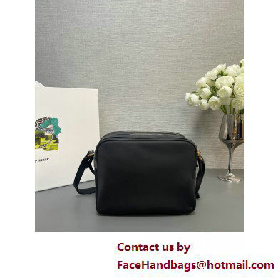 Prada Re-Edition 1978 Re-Nylon and Saffiano leather mini shoulder bag 1BH218 Black 2025