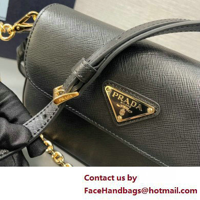 Prada Saffiano leather mini-bag 1BD356 Black 2025