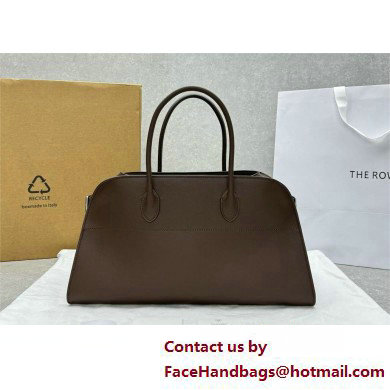 THE ROW Margaux Bag in BOX Leather COFFEE 2025